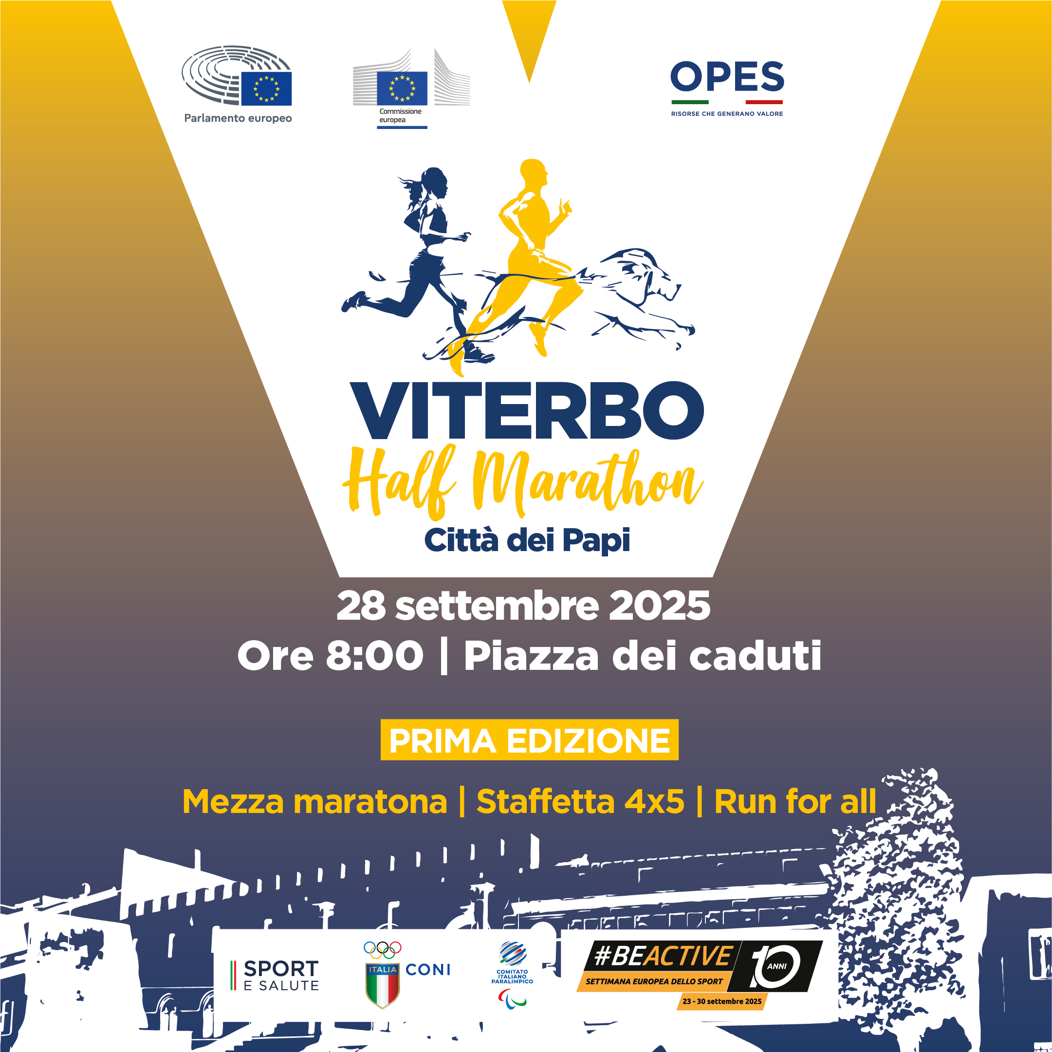 Viterbo ai blocchi di partenza per la Settimana europea dello sport