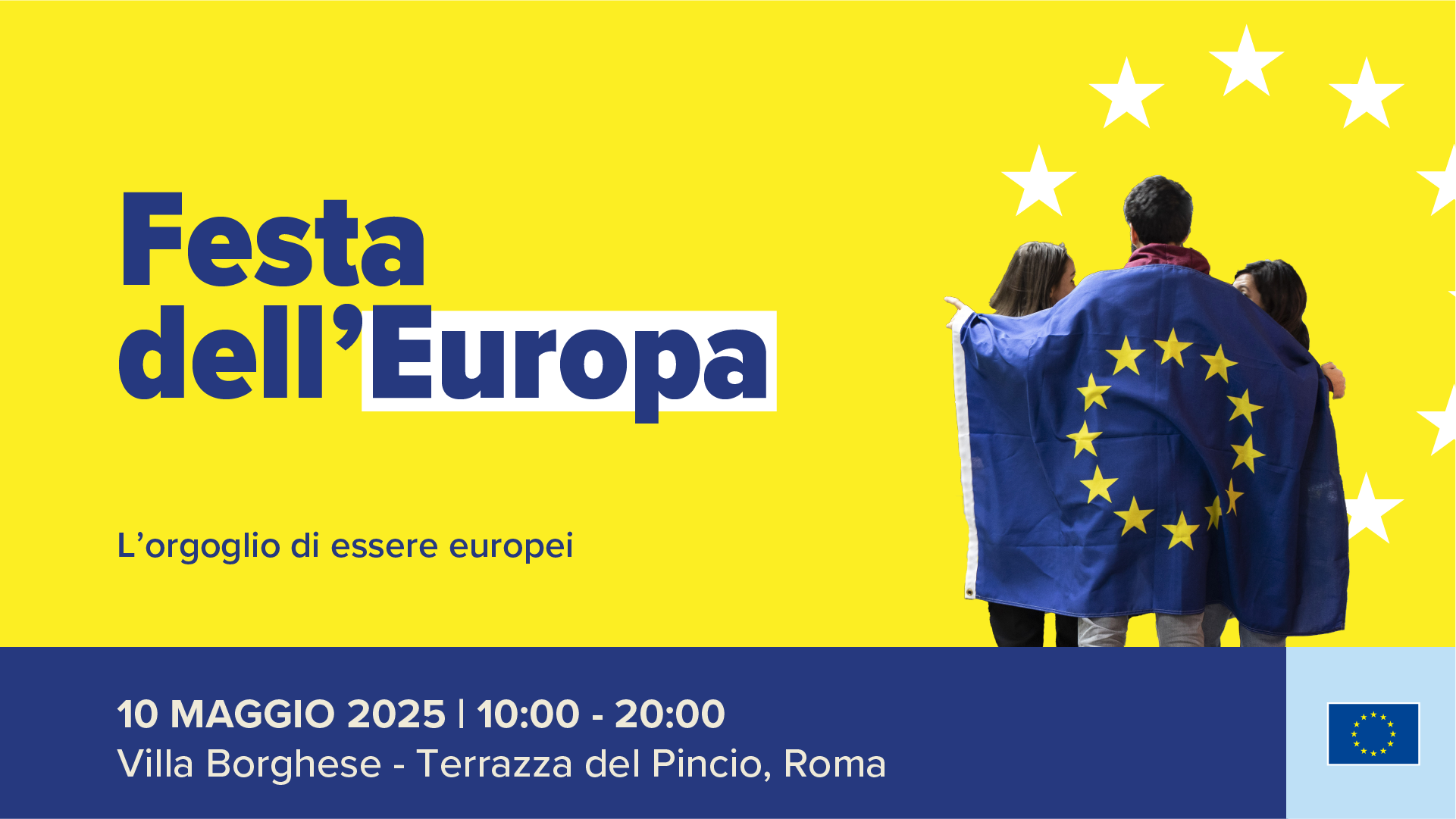 Festa dell’Europa 2025 – Roma 10 maggio, Terrazza del Pincio