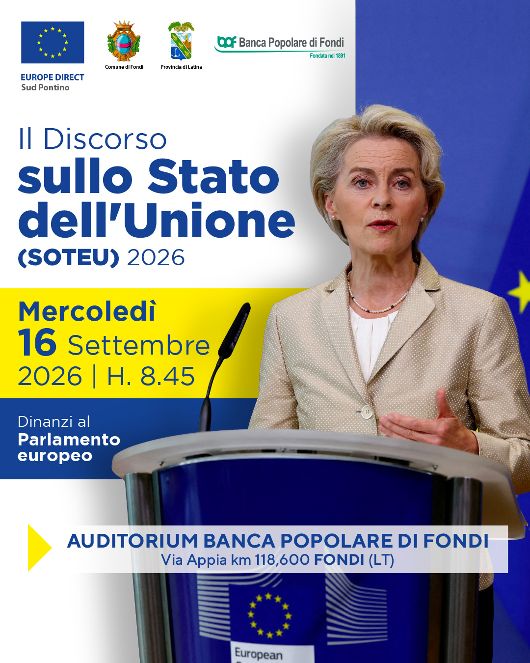 Seguiamo insieme lo Stato dell’Unione 2026